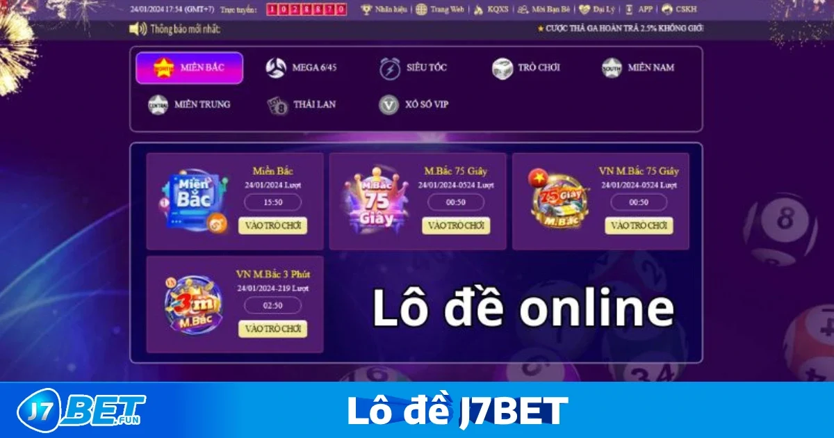 Những Loại Lô Đề J7bet Phổ Biến