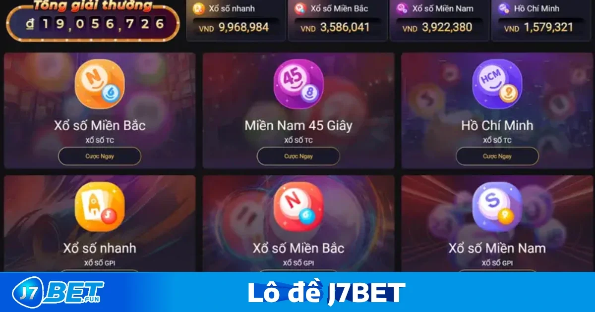 Những Loại Lô Đề J7bet Phổ Biến